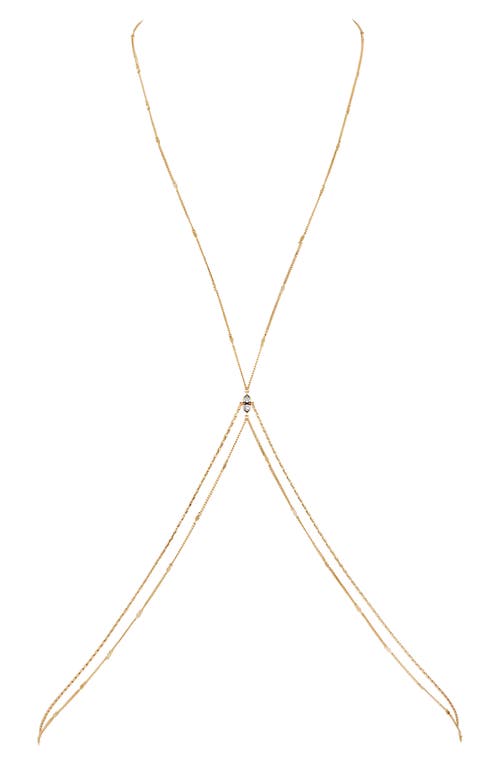 LILI CLASPE Veda Body Chain in Gold