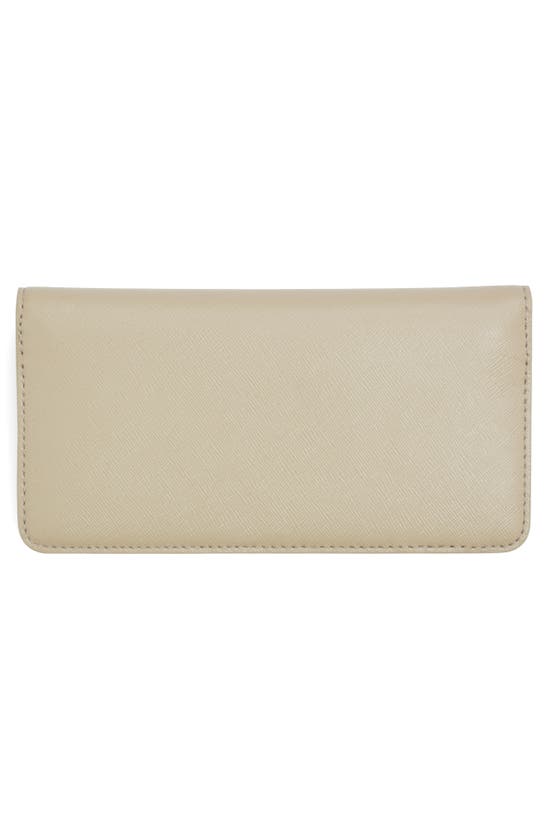 Shop Marc Jacobs The Utility Snapshot Dtm Saffiano Leather Wallet In Khaki Multi