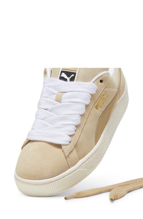 Shop Puma Suede Xl Sneaker In Putty-warm White