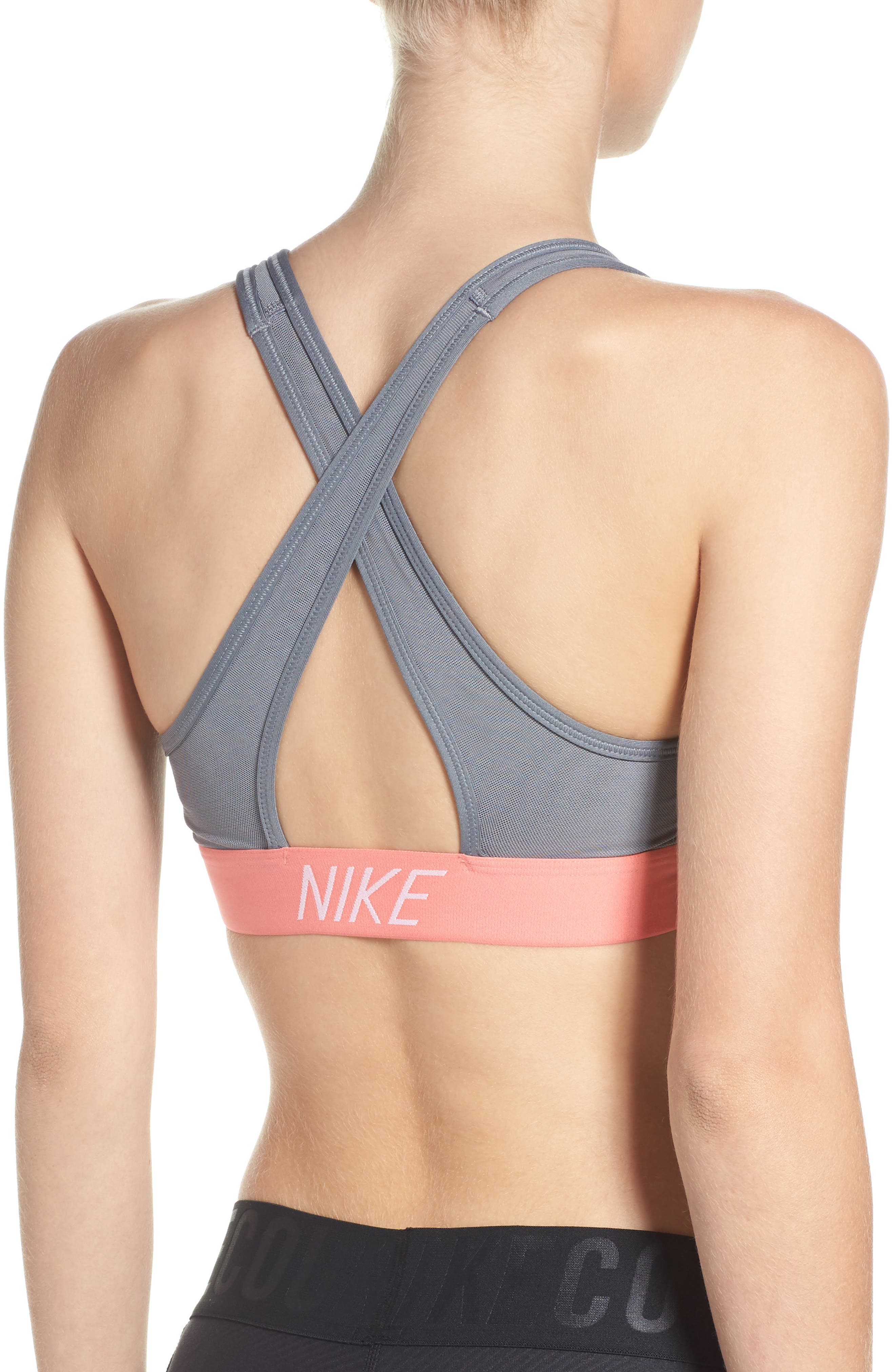 nike classic swoosh modern sports bra