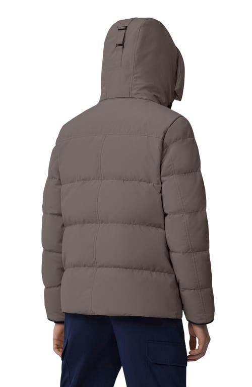 Shop Canada Goose Wyndham Parka Black Label 625 Fill Power Down Parka In Coastal Grey-gris