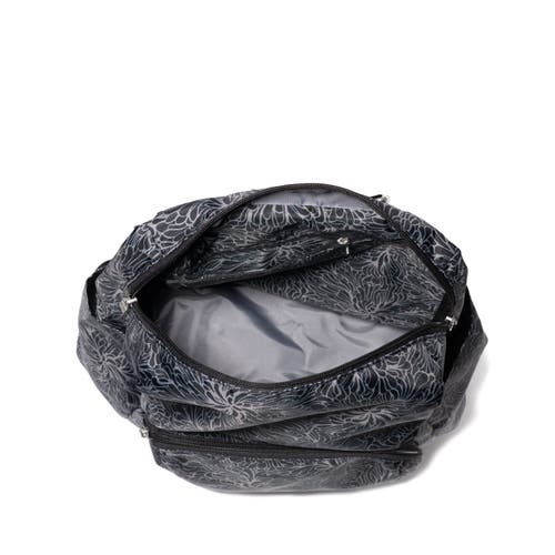 Baggallini Carryall Packable Backpack In Midnight Blossom