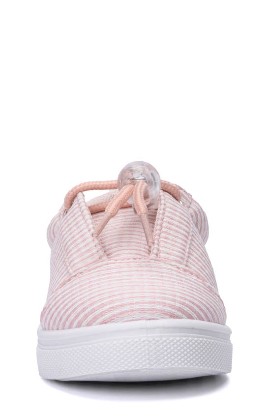 Shop Olivia Miller Kids' Stripe Sneaker In Pink