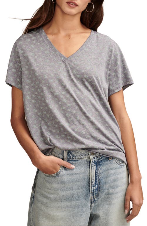 Lucky Brand Classic V-Neck T-Shirt Multi at Nordstrom,