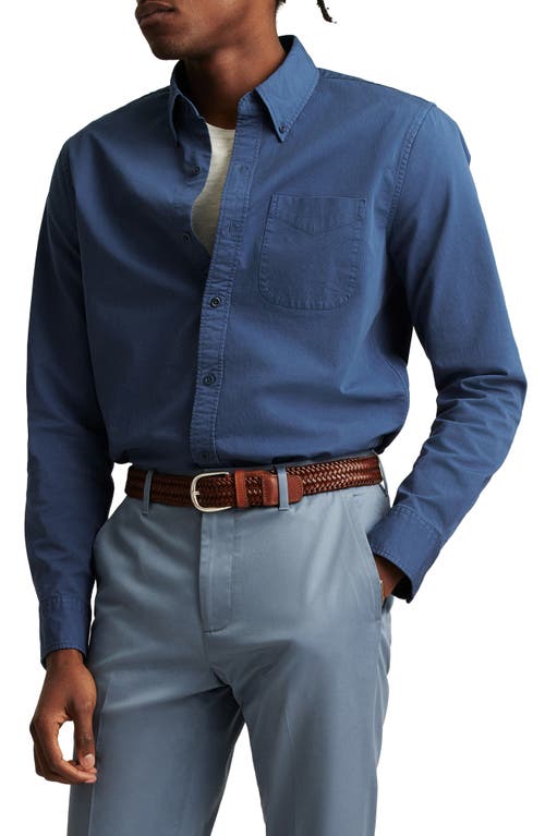 Shop Bonobos Everyday Slim Fit Stretch Cotton Button-down Shirt In Sargasso Sea 19-4031 Tcx