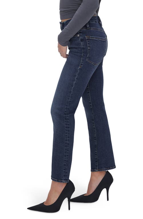 Shop Good American Good Petite Straight Leg Jeans In Blue004