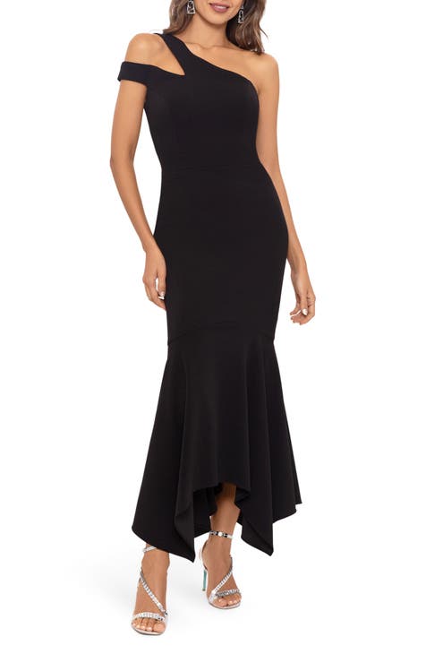black one shoulder dress | Nordstrom