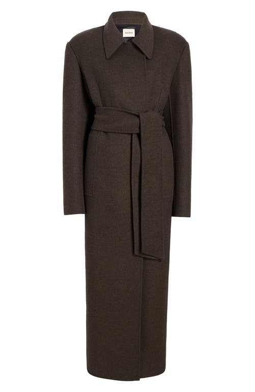 KHAITE KHAITE LEA OVERSIZE LONG WOOL COAT 