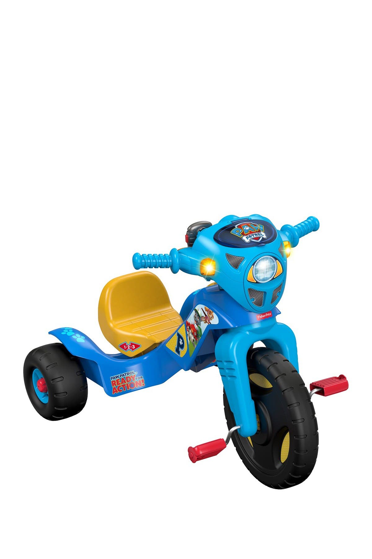 fisher price lights and sounds trike paw patrol