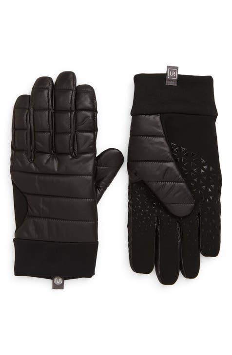 All Weather Mixed Media Puffer Gloves