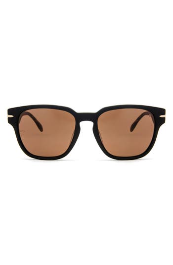 MITA SUSTAINABLE EYEWEAR MITA SUSTAINABLE EYEWEAR KEY WEST 55MM SQUARE SUNGLASSES 