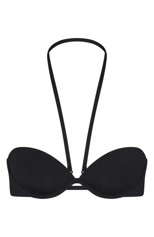 Skims Underwire Multi-way Bra In Onyx