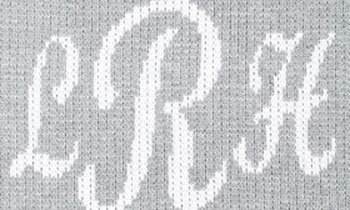 Butterscotch Blankees 'script' Personalized Blanket In Heather Grey/off White