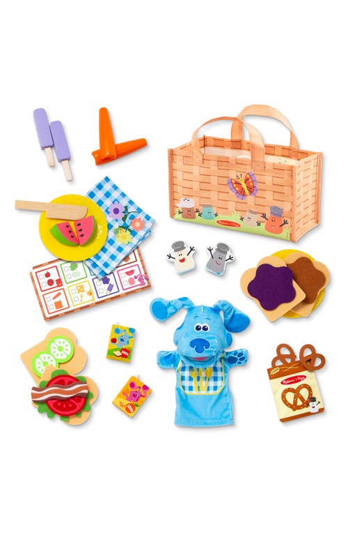 UPC 000772330442 product image for Melissa & Doug Blue's Clues & You Share with Blue Picnic Play Set in Multi at No | upcitemdb.com