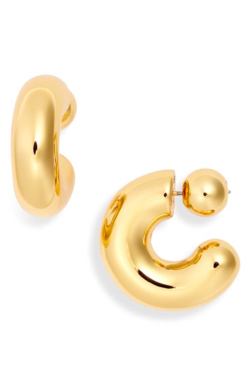 Shop Jenny Bird Large Tome Hoop Earrings In High Polish Gold