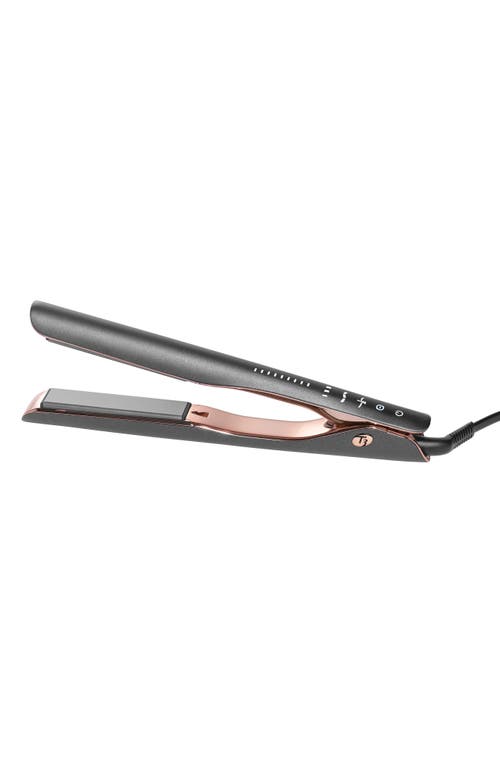 Shop T3 Smooth Id 1 Smart Flat Iron With Touch Interface In Graphite