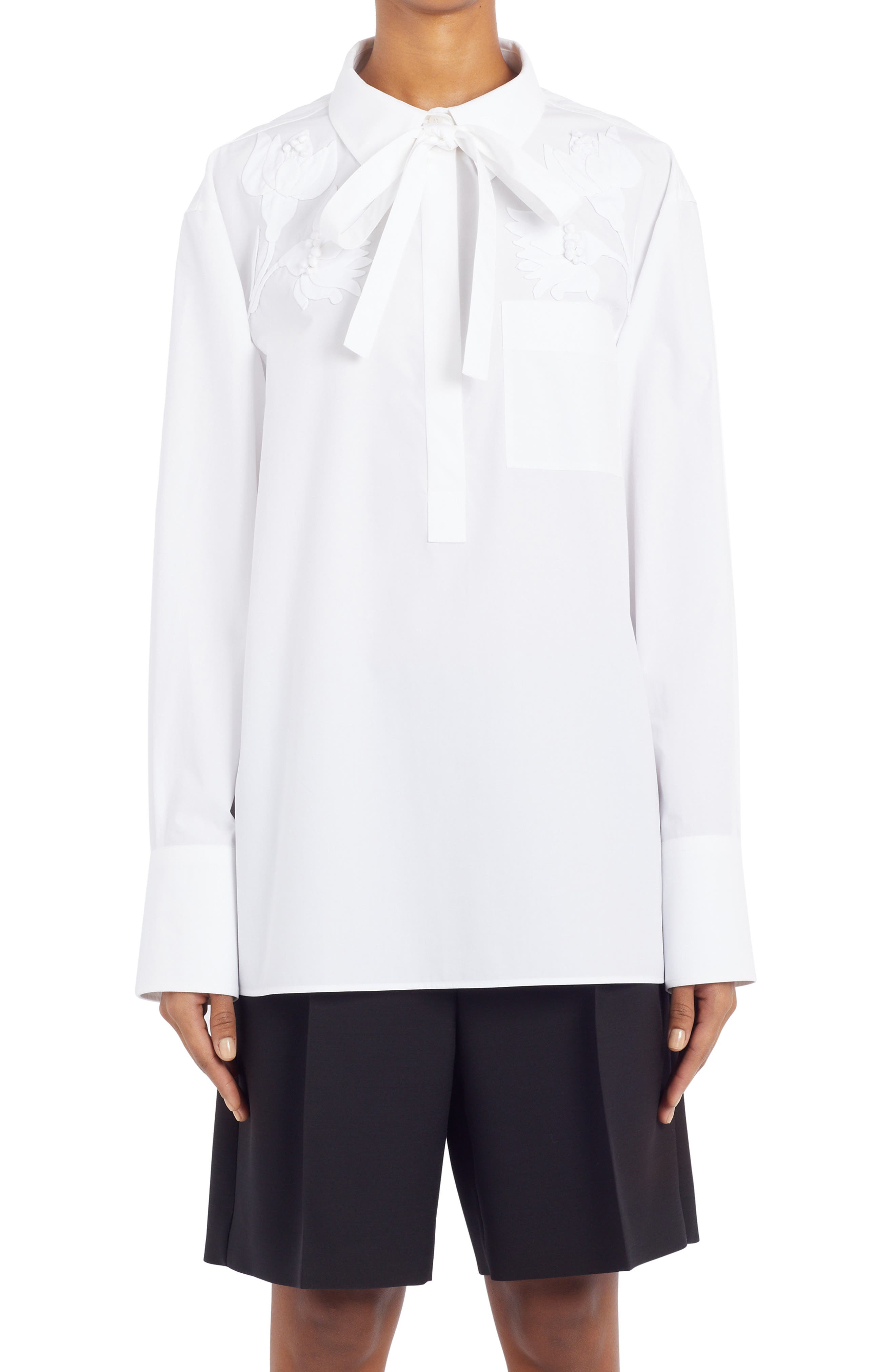 valentino white shirt womens