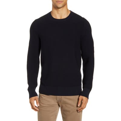 Nn07 Loke 6375 Slim Fit Cotton Crewneck Sweater, Blue