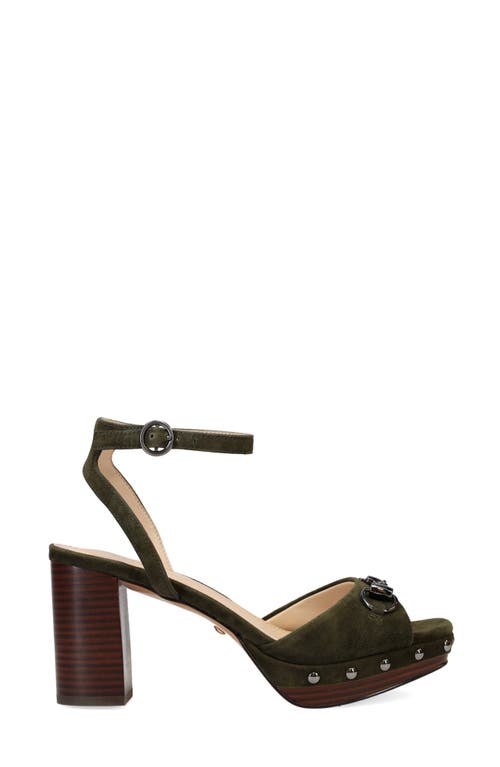 Pelle Moda Anara Platform Sandal In Olive