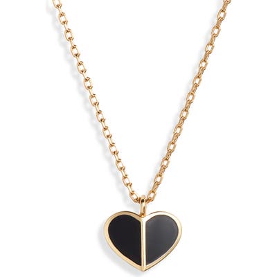 Kate Spade New York Heritage Spade Mini Heart Pendant Necklace