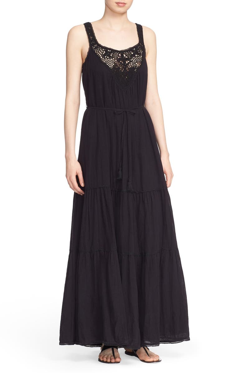 Joie Lace Trim Tiered Maxi Dress | Nordstrom