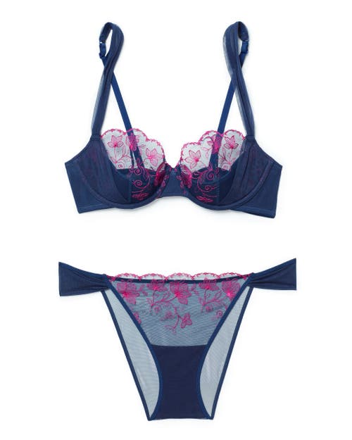 Adore Me Sofia Contour Demi Bra In Dark Blue