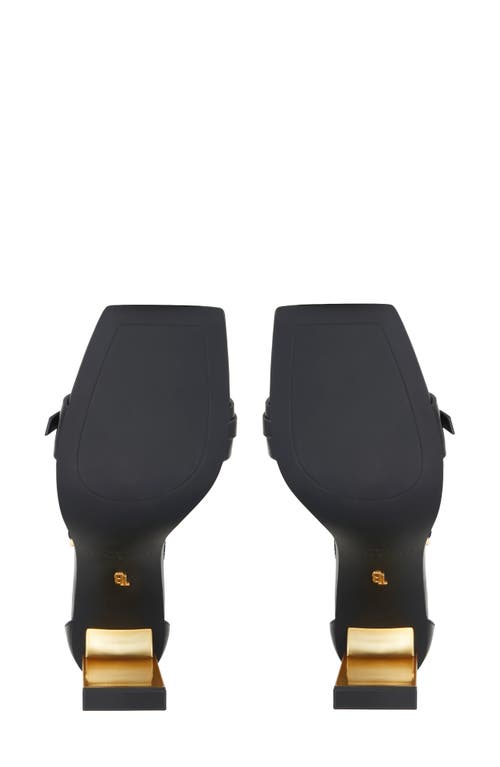 Ted Baker London Vida T-buckle Ankle Strap Sandal In Black