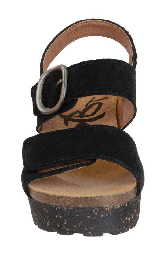 Shop Otbt Peasant Wedge Sandal In Black