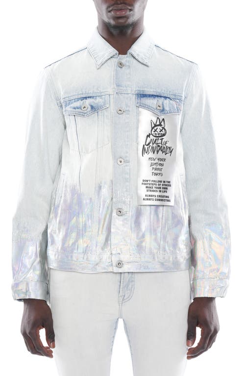 Cult of Individuality Type II Denim Jacket in Foil at Nordstrom, Size X-Small