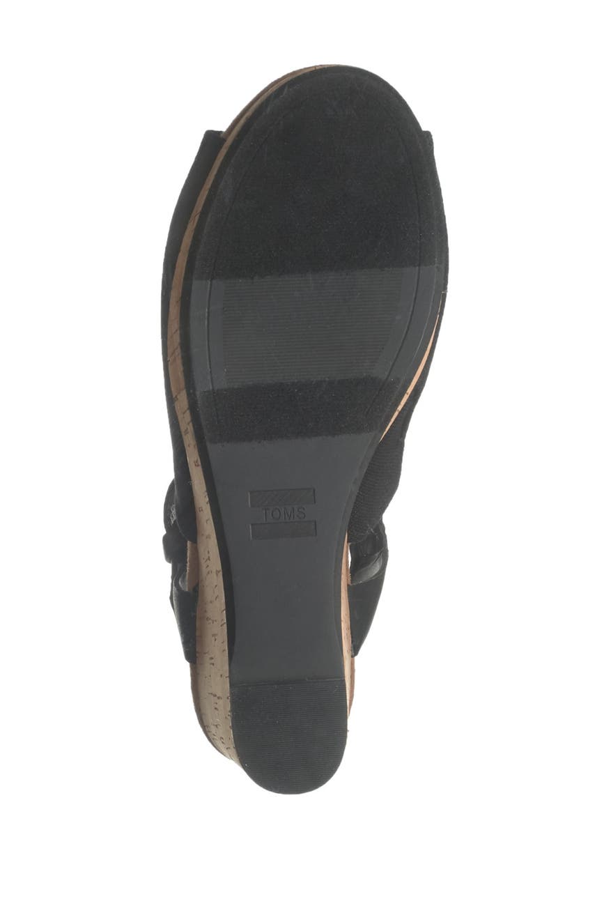 toms tropez wedges