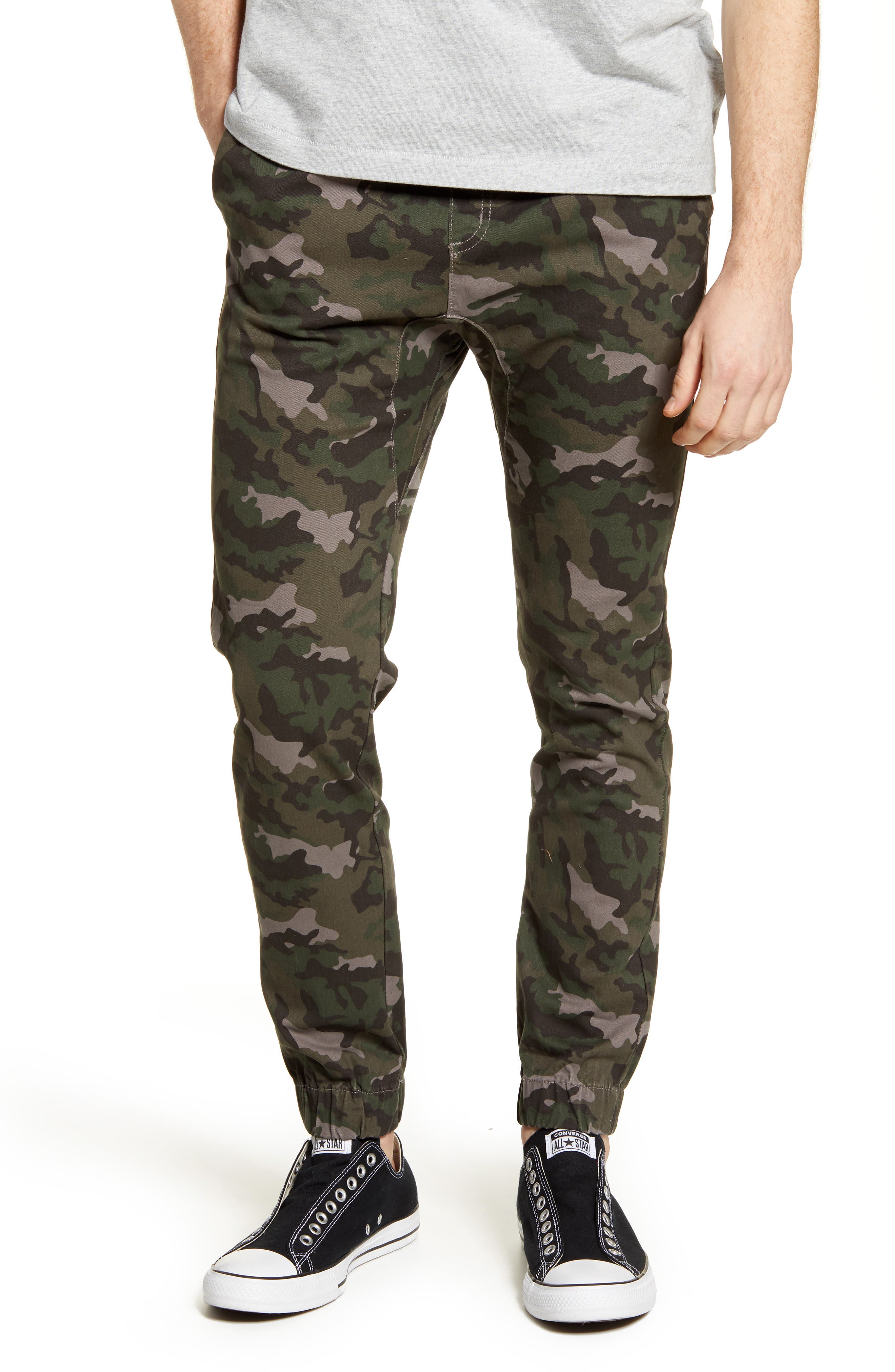 men's camo joggers