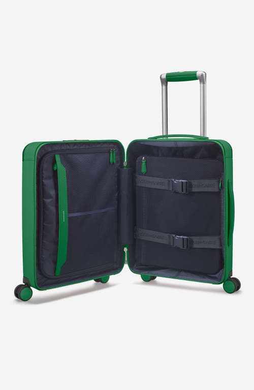 Shop Maison De Sabre Maison De Sabré The Carry On Suitcase In Emerald Green