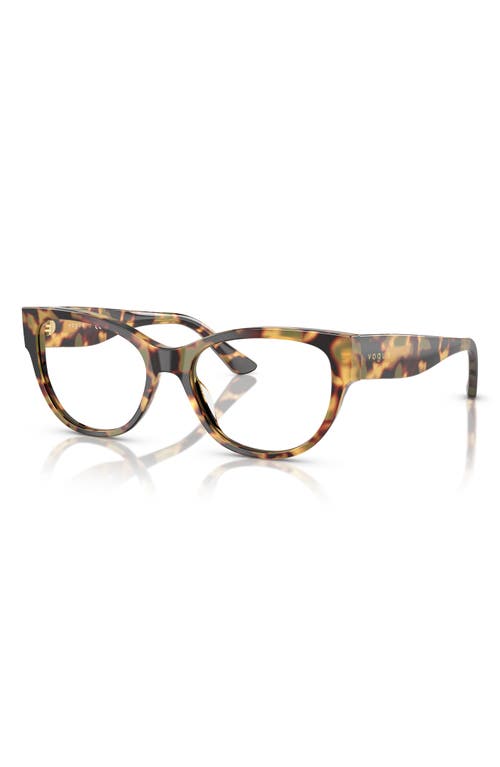VOGUE VOGUE 53MM CAT EYE OPTICAL GLASSES