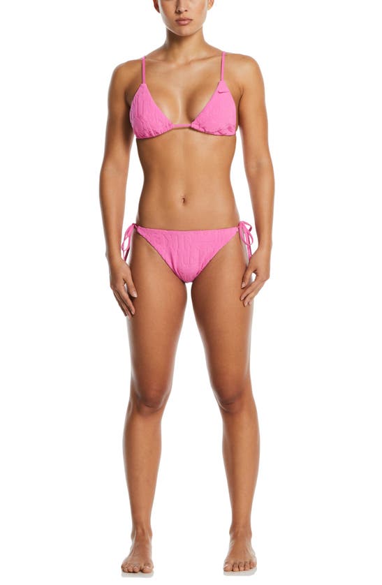 Shop Nike Retro Flow Bikini Bottoms In Playful Pink