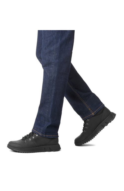 Sorel Men's Mac Hill Lite Hiker Low Waterproof Lace-up Sneakers In Black/black