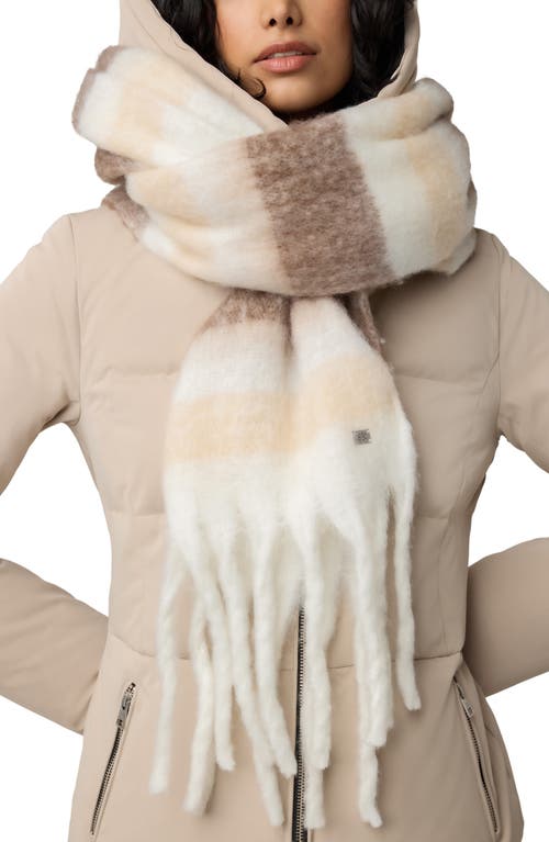 Soia & Kyo Oversize Fringe Scarf In Hush