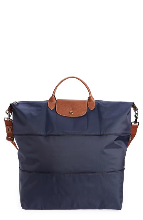 Longchamp 21-Inch Expandable Travel Bag in Marine at Nordstrom
