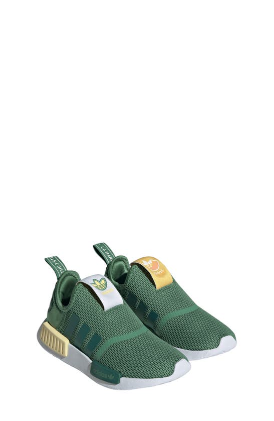 Shop Adidas Originals Kids' Nmd 360 Sneaker In Green/ Green/ Yellow