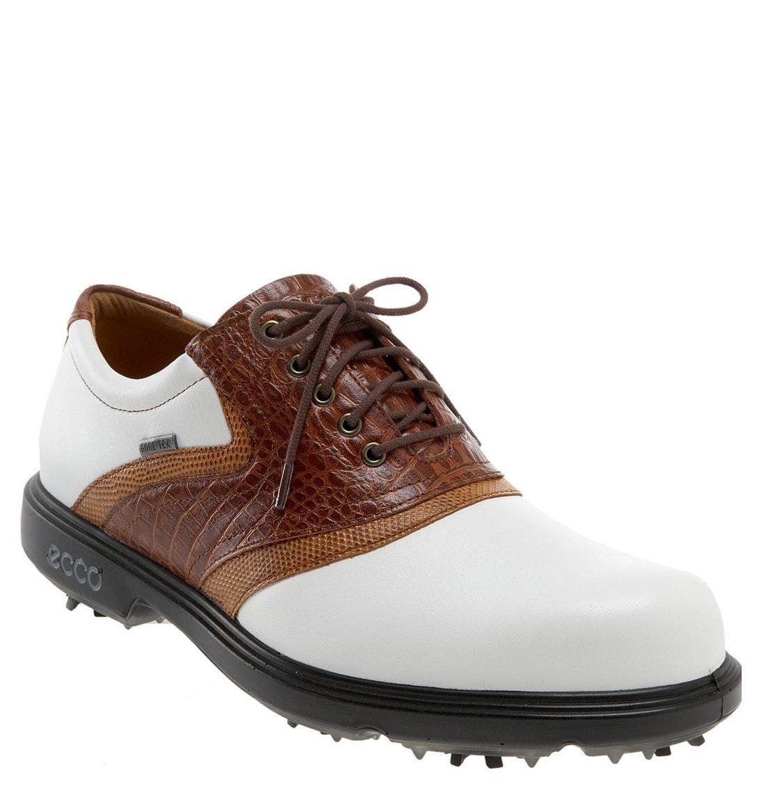 mens saddle oxford golf shoes