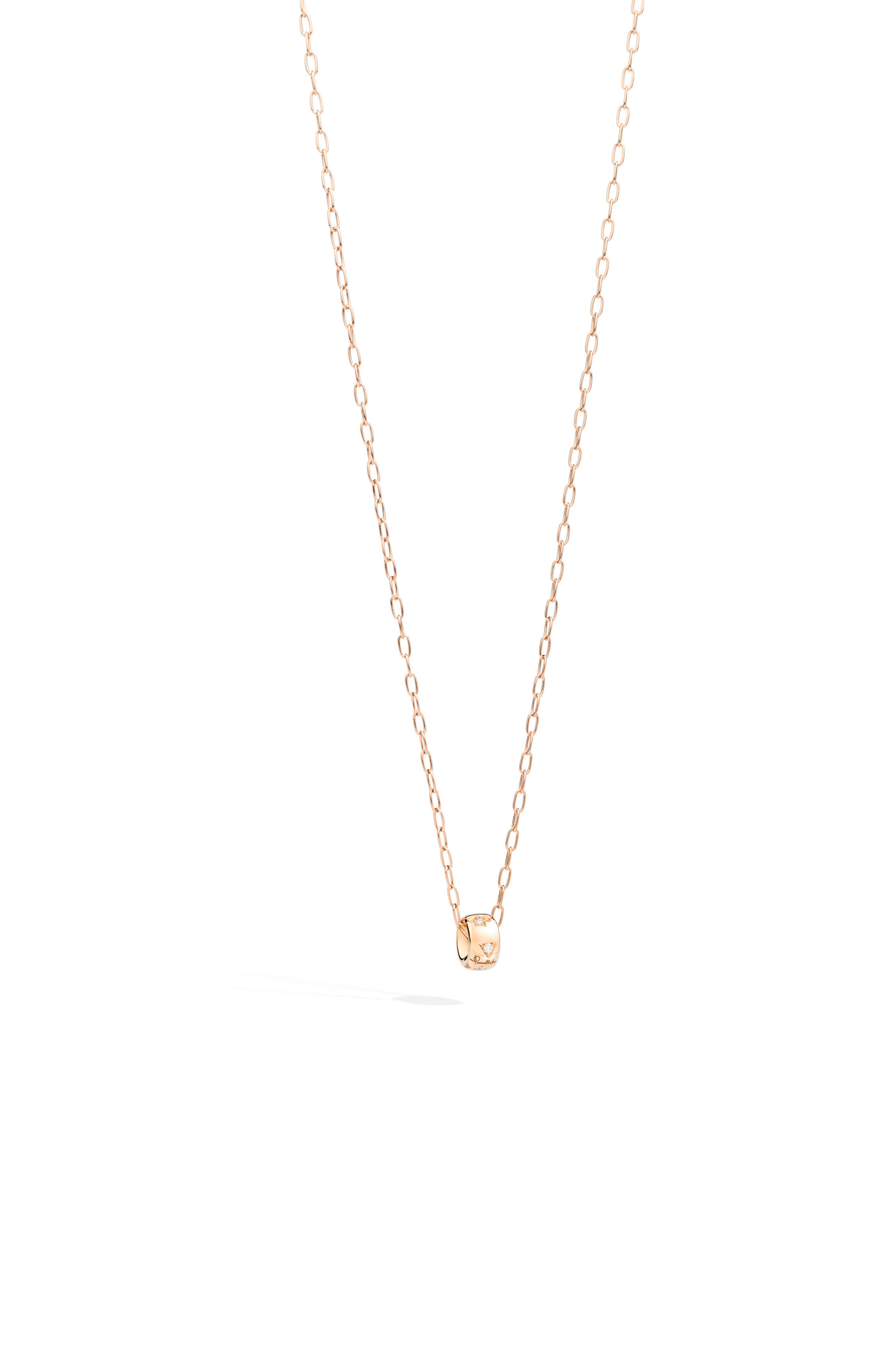 Pomellato 18kt Rose Gold Iconica Blue Topaz Necklace - Farfetch