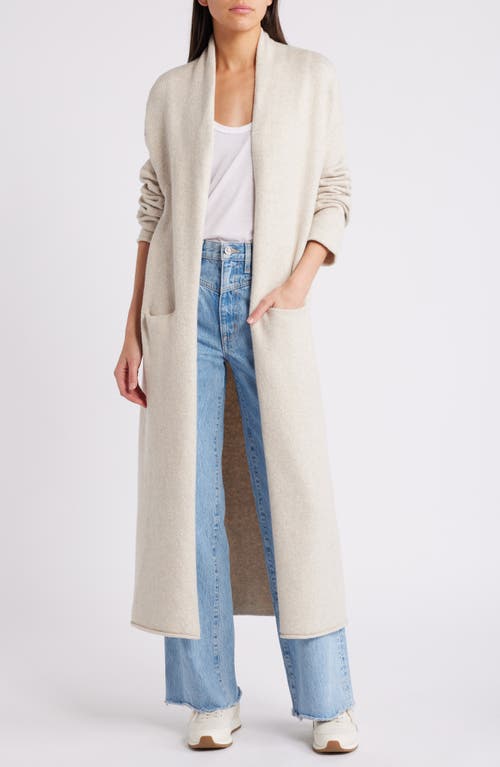 Treasure & Bond Duster Cardigan In Beige Oatmeal Medium Heather