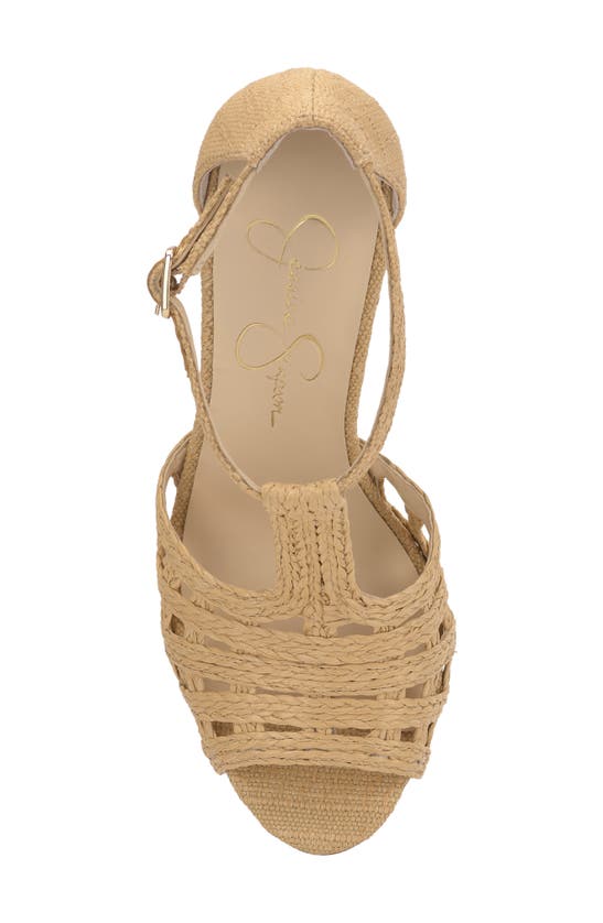 Shop Jessica Simpson Delei Ankle Strap Platform Sandal In Sandcastle
