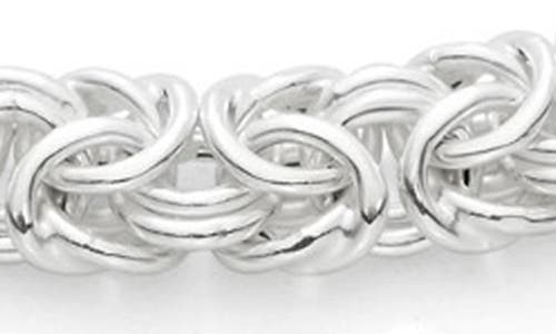 Fzn Byzantine Chain Necklace In Silver