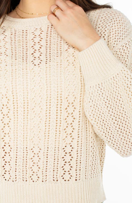 Shop Roxy Daybreak Sweater In Parchment