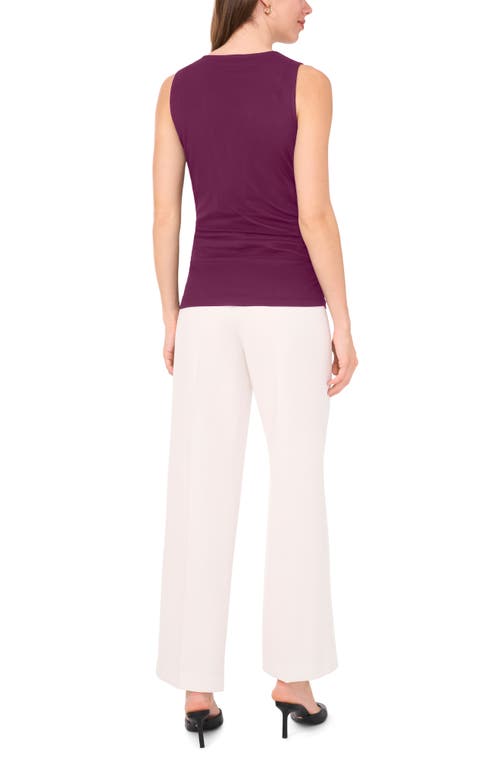 Shop Halogenr Halogen(r) Side Ruched Tank In Purple