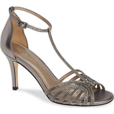 Pelle Moda Rochell Crystal Embellished Sandal