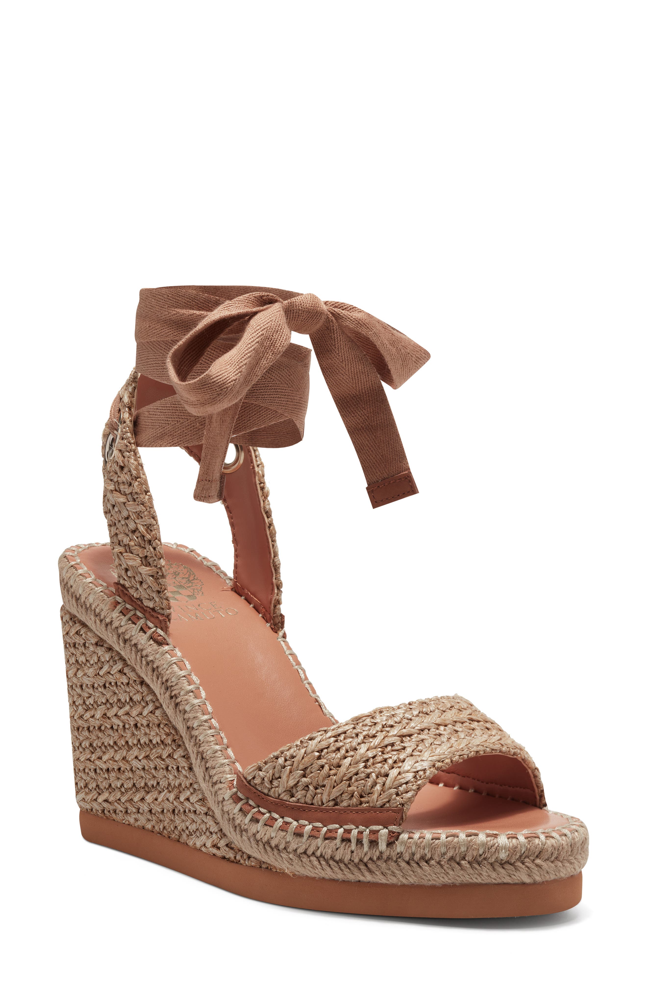 wrap wedge sandals