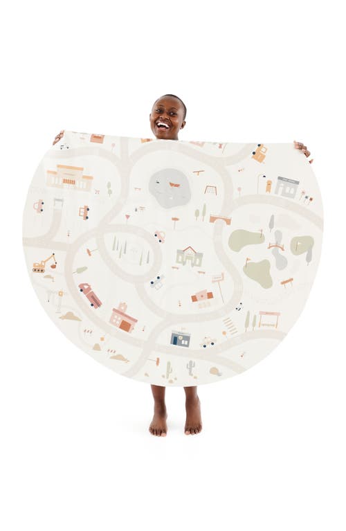 Gathre Commons Print Round Leather Play Mat In Commons