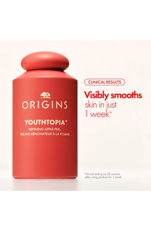Origins Youthtopia Liquid Exfoliating Apple Face Peel In No Color