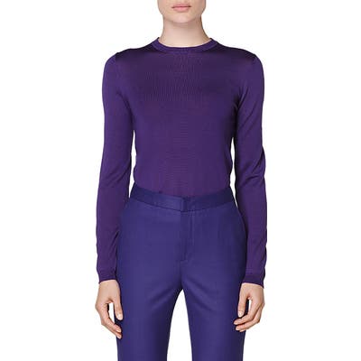 Suistudio Merino Wool Sweater, Purple